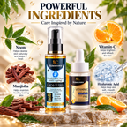 Skinocrown Face Wash & Vitamin C Face Serum Combo for Daily Skincare