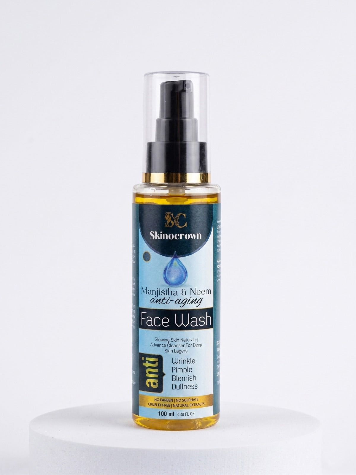 Skinocrown Manjistha & Neem Anti-Aging Face Wash | 100ml